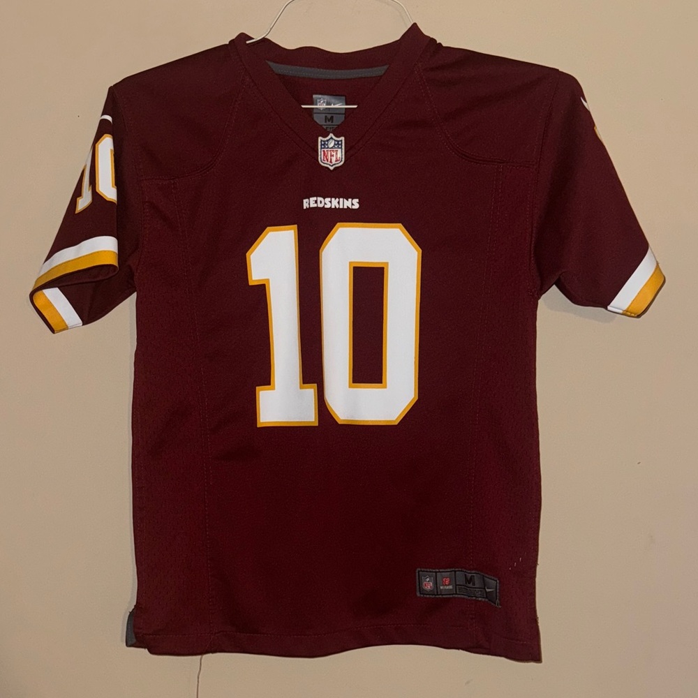 Nike Washington Redskins Robert Griffin 3 Kids Burgundy and White Jersey M